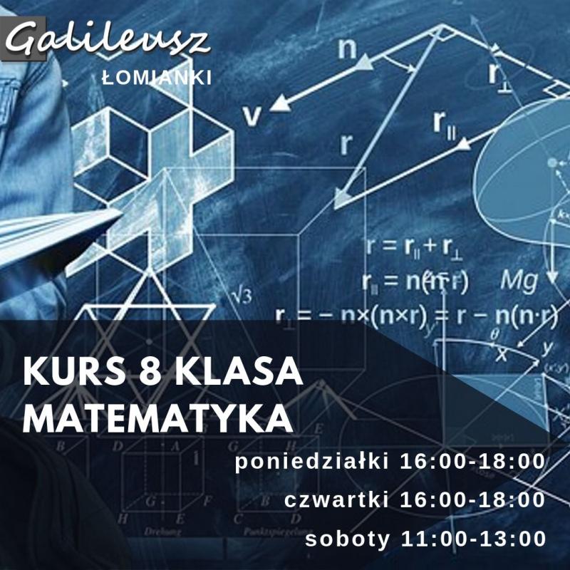 Egzamin 8 klasy - kursy z matematyki w Galileuszu